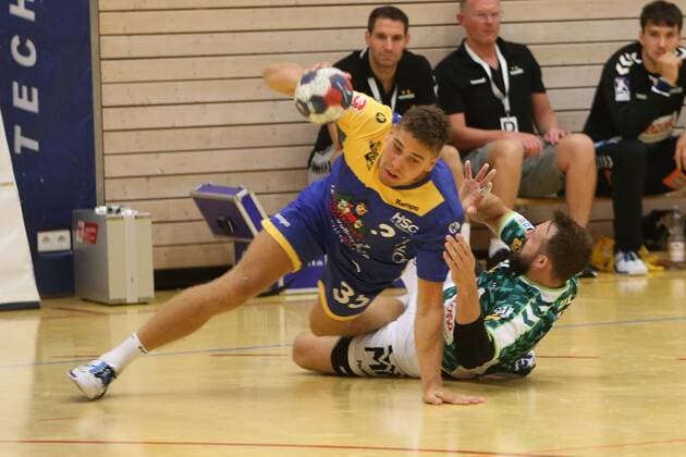 Maximilian Schwarz HSG Konstanz DHB Cup First Round Tournament Frisch Auf Goeppingen HSG Konstanz Germany Weilheim Lindachsporthalle 20180818 DHB Cup First Round Tournament Frisch Auf Goeppingen HSG Konstanz Weilheim Copyright: xBW-Fotox Eibner-Pressefotox EP_bwf