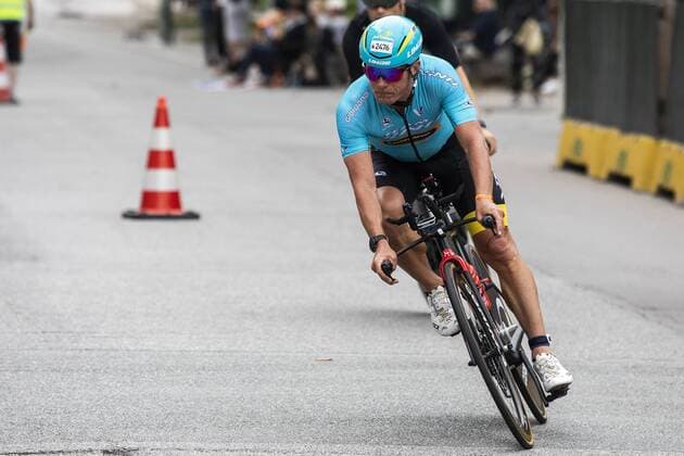 Alexander Vinokourov, tidligere toprytter og nu general manager for Astana deltager i KMD IRONMAN i Koebenhavn soendag den 19. august 2018. , Denmark  Copyright: OlafurxSteinarxGestsson OlafurxSteinarxGestssonx COP105 spdk20180819-131829-L