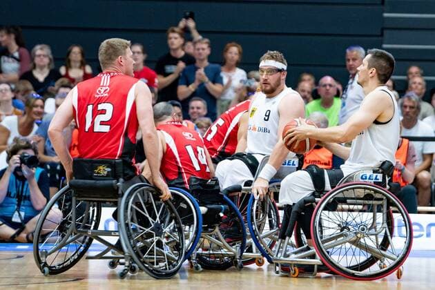 Wheelchair basketball World Cup 2018 in Hamburg Group stage Men Germany GER against Canada CAN Wheelchair basketball World Cup 2018 in Hamburg Group stage Men Germany GER against Canada CAN Hamburg Hamburg Germany Edeloptics Arena