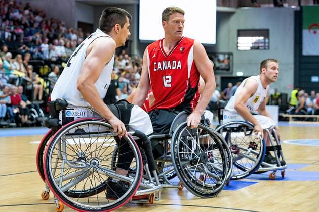 Wheelchair basketball World Cup 2018 in Hamburg Group stage Men Germany GER against Canada CAN Wheelchair basketball World Cup 2018 in Hamburg Group stage Men Germany GER against Canada CAN Hamburg Hamburg Germany Edeloptics Arena
