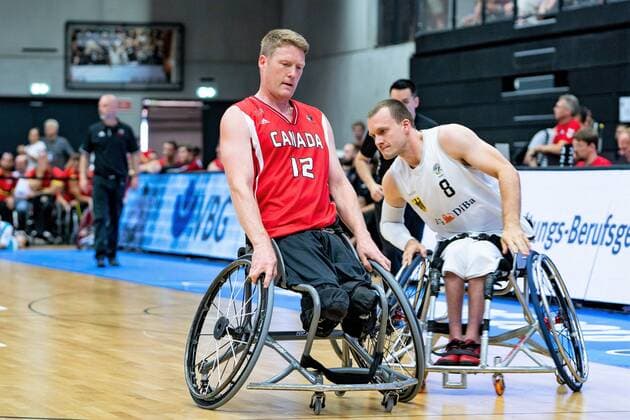 Wheelchair basketball World Cup 2018 in Hamburg Group stage Men Germany GER against Canada CAN Wheelchair basketball World Cup 2018 in Hamburg Group stage Men Germany GER against Canada CAN Hamburg Hamburg Germany Edeloptics Arena