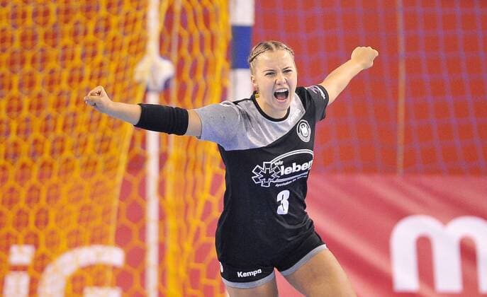 Handball, Damen, U 18 WM, Länderspiel, Deutschland - Dänemark 2018.08.19 Kielce Pilka reczna Mlodziezowe Mistrzostwa Swiata w Pilce Recznej Kobiet do lat 18 Niemcy - Dania N z Lena Hausherr Foto Lukasz Sobala Press Focus 2018.08.19 Kielce Handball IHF Youth U18 Womens World Germany - Denmark Lena Hausherr Credit: Lukasz Sobala Press Focus NEWSPIX.PL --- Newspix.pl  20180819PF_LS101