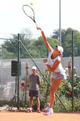 ITF Tennis Leipzig Open 2018 Final Individual Varvara FLINK RUS in the Final Individual Final Singles of the ITF Tennis Tournament Leipzig Open 2018 on 19 08 2018 at the Leipzig Tennis Club LTC Nordanlage xjkx