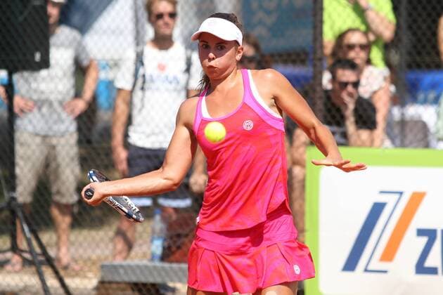 ITF Tennis Leipzig Open 2018 Final Singles Julia GRABHER AUT in the Final Individual Final Singles of the ITF Tennis Tournament Leipzig Open 2018 on 19.08.2018 at the Leipzig Tennis Club LTC Nordanlage xjkx