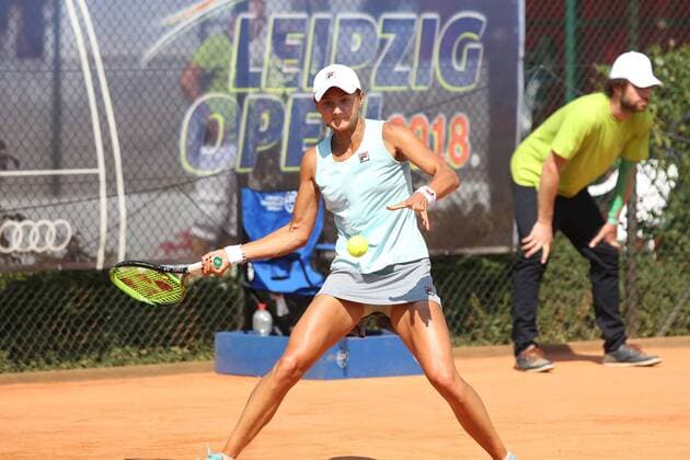 ITF Tennis Leipzig Open 2018 Final Individual Varvara FLINK RUS in the Final Individual Final Singles of the ITF Tennis Tournament Leipzig Open 2018 on 19 08 2018 at the Leipzig Tennis Club LTC Nordanlage xjkx