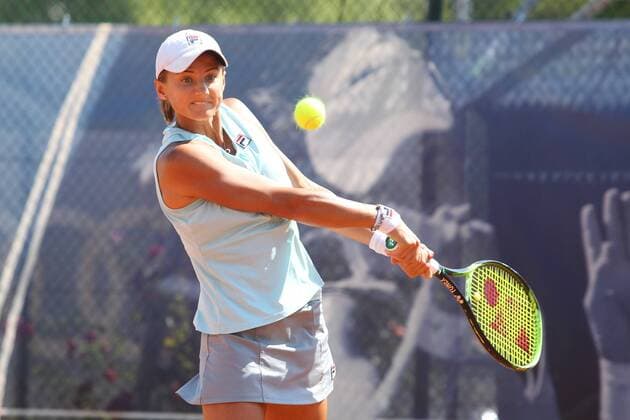 ITF Tennis Leipzig Open 2018 Final Individual Varvara FLINK RUS in the Final Individual Final Singles of the ITF Tennis Tournament Leipzig Open 2018 on 19 08 2018 at the Leipzig Tennis Club LTC Nordanlage xjkx