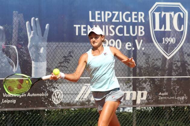 ITF Tennis Leipzig Open 2018 Final Individual Varvara FLINK RUS in the Final Individual Final Singles of the ITF Tennis Tournament Leipzig Open 2018 on 19 08 2018 at the Leipzig Tennis Club LTC Nordanlage xjkx