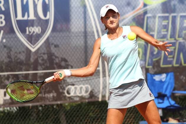 ITF Tennis Leipzig Open 2018 Final Individual Varvara FLINK RUS in the Final Individual Final Singles of the ITF Tennis Tournament Leipzig Open 2018 on 19 08 2018 at the Leipzig Tennis Club LTC Nordanlage xjkx