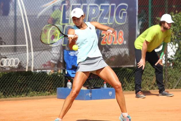 ITF Tennis Leipzig Open 2018 Final Individual Varvara FLINK RUS in the Final Individual Final Singles of the ITF Tennis Tournament Leipzig Open 2018 on 19 08 2018 at the Leipzig Tennis Club LTC Nordanlage xjkx