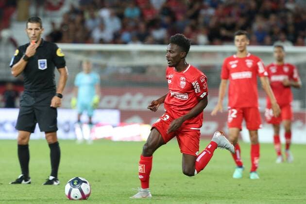 Abdoulaye Jules Keita (Dijon) FOOTBALL : Dijon Vs Nantes - Ligue 1 - 2eme Journee - 18 08 2018 MichaelBaucher Panoramic 