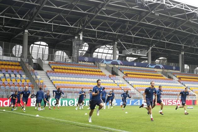BORISOV , 20-08-2018, Borisov Arena , season 2018 2019, Champions League , training PSV , 1 day before the match FC BATE Borisov - PSV , Training PSV in Borisov  x2411388x