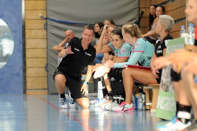 Andre Fuhr TusSies Metzingen Manager TusSies Metzingen Handball League stage preparation Tournament 20 08 2018 Photo TBaur Eibner TusSies Metzingen vs. Brest Brittany Handball Metzingen Copyright: xEIBNER TobiasxBaurx EP_TBR
