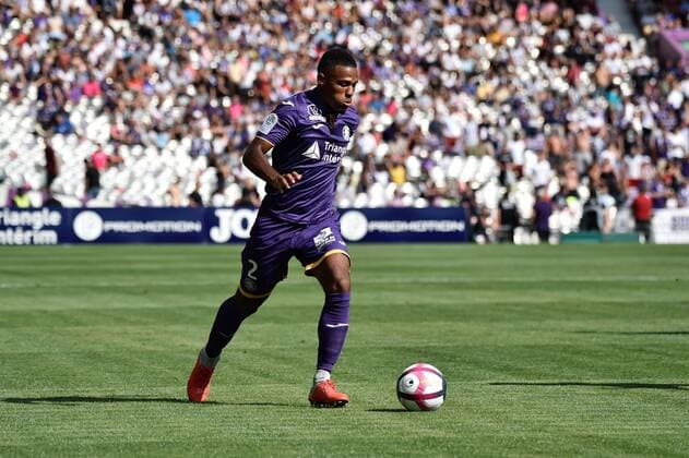 Kelvin Amian (tfc) FOOTBALL : Toulouse vs Bordeaux - 2eme Journee de L1 - Toulouse - 19 08 2018 ThierryBreton Panoramic 