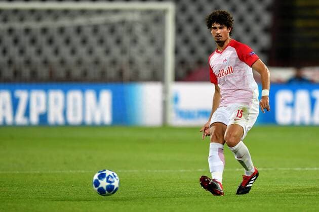 SOCCER - CL quali, Belgrade vs RBS BELGRADE,SERBIA,21.AUG.18 - SOCCER - UEFA Champions League qualification play-off, FC Red Star Belgrade vs Red Bull Salzburg. Image shows Andre Ramalho (RBS). GEPAxpictures xFlorianxErtl
