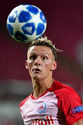 SOCCER - CL quali, Belgrade vs RBS BELGRADE,SERBIA,21.AUG.18 - SOCCER - UEFA Champions League qualification play-off, FC Red Star Belgrade vs Red Bull Salzburg. Image shows Hannes Wolf (RBS). GEPAxpictures xFlorianxErtl