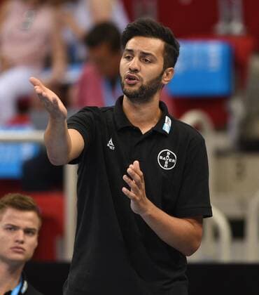 PIXUM Supercup 2018 in Dusseldorf A Jgd Final TuSem Essen Bayer Dormagen 22 08 2018 Coach Jamal Naji Dorm HM