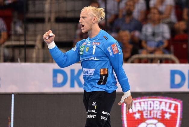 Handball Pixum Super Cup SG Flensburg Handewitt Rhein Neckar Löwen on 22 08 2018 at the ISS Dome in Dusseldorf Mikael Appelgren Rhein Neckar Löwen xTTx