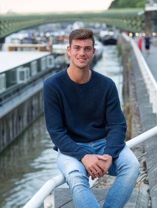 Tennis professional MAXIMILIAN MARTERER GER at the Thames River London England Copyright: xJuergenxHasenkopfx