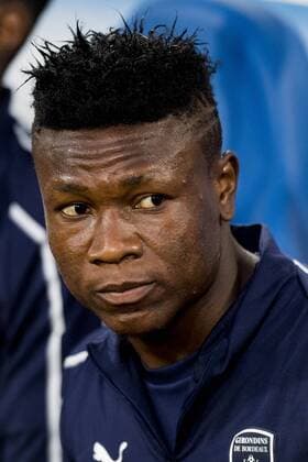 Bordeaux s Samuel Kalu pictured before a soccer game between Belgian club KAA Gent and French team FC Girondins de Bordeaux, Thursday 23 August 2018 in Gent, the first leg of the play off for the UEFA Europa League competition. JASPERxJACOBS  x05411615x