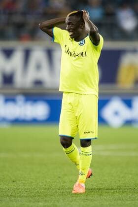 Gent s Jean-Luc Dompe looks dejected during a soccer game between Belgian club KAA Gent and French team FC Girondins de Bordeaux, Thursday 23 August 2018 in Gent, the first leg of the play off for the UEFA Europa League competition. JASPERxJACOBS  x05411809x