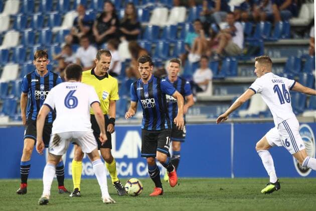 Photo LaPresse Moro Francesco august 23-2018 reggio emilia (Italy) ATALANTA vs COPENAGHEN - first leg of the play-offs of the preliminaries of Uefa Europa League 2018-2019- Mapei stadium Reggio Emilia Soccer in the pic: freuler  Copyright: xMoroxFrancesco LaPresse LaPressex
