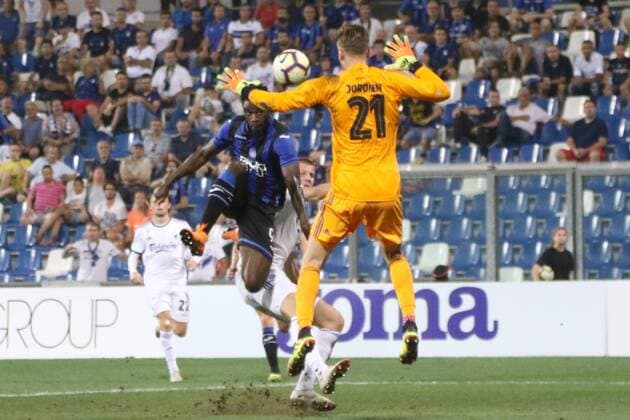 Photo LaPresse Moro Francesco august 23-2018 reggio emilia (Italy) ATALANTA vs COPENAGHEN - first leg of the play-offs of the preliminaries of Uefa Europa League 2018-2019- Mapei stadium Reggio Emilia Soccer in the pic: Zapata Duvan Esteban  Copyright: xMoroxFrancesco LaPresse LaPressex