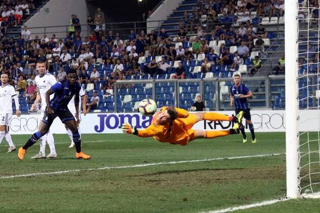 Photo LaPresse Moro Francesco august 23-2018 reggio emilia (Italy) ATALANTA vs COPENAGHEN - first leg of the play-offs of the preliminaries of Uefa Europa League 2018-2019- Mapei stadium Reggio Emilia Soccer in the pic: Zapata Duvan Esteban  Copyright: xMoroxFrancesco LaPresse LaPressex