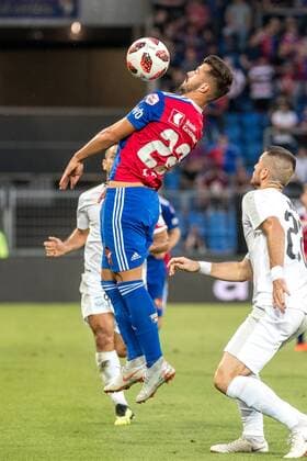 Soccer Europa League Play offs 18 19 FC Basel 1893 Apollon Limassol 23 08 2018 Albian Ajeti FCB 22 at the Europa League playoff match between FC Basel 1893 and Apollon Limassol on Thursday 23 August 2018 at St Jakob Park in Basel xGRGx