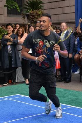 August 23, 2018 - New York, NY, USA - August 23, 2018 New York City..Nick Kyrgios attending the 4th Annual Palace Invitational at the Lotte Palace Hotel on August 23, 2018 in New York City. 4th Annual Palace Invitational, 082318  - ZUMAny1_ 20180823_zaf_ny1_014 Copyright: xKristinxCallahanx