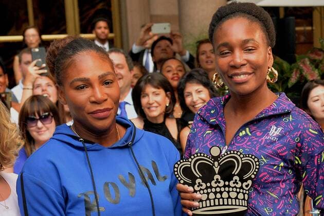 August 23, 2018 - New York, NY, USA - August 23, 2018 New York City..Serena Williams and Venus Williams attending the 4th Annual Palace Invitational at the Lotte Palace Hotel on August 23, 2018 in New York City. 4th Annual Palace Invitational, 082318  - ZUMAny1_ 20180823_zaf_ny1_043 Copyright: xKristinxCallahanx