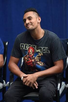 August 23, 2018 - New York, NY, USA - August 23, 2018 New York City..Nick Kyrgios attending the 4th Annual Palace Invitational at the Lotte Palace Hotel on August 23, 2018 in New York City. 4th Annual Palace Invitational, 082318  - ZUMAny1_ 20180823_zaf_ny1_051 Copyright: xKristinxCallahanx