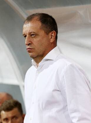 Luhansk RB Leipzig Soccer Euro League Qualifiers Zaporozhye Ukraine 23 08 2018 Slawutytsch Arena Soccer UEFA Europa League Qualification Playoff HIN FK Sorja Luhansk UR vs RB Leipzig GER 0 0 The Picture Coach Yuri Vernydub Luhansk