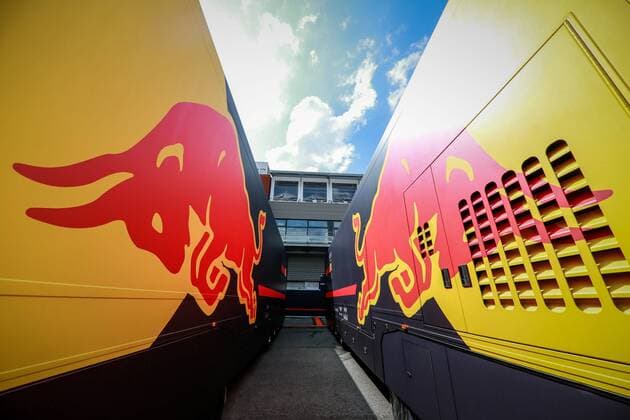 ambiance Paddock Red Bull FORMULE 1 : Preparations Grand Prix de Belgique - Spa Francorchamps - 23 08 2018 Photonews Panoramic 