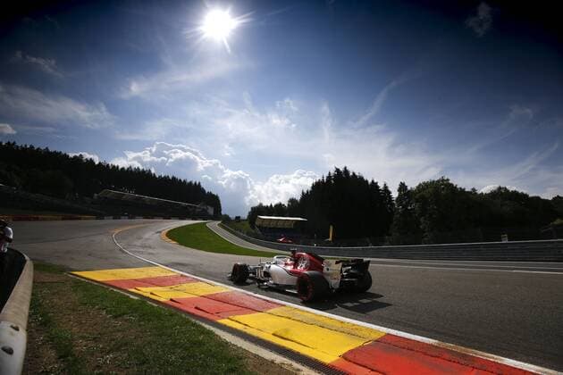 Motorsports: FIA Formula One World Championship WM Weltmeisterschaft 2018, Grand Prix of Belgium, 9 Marcus Ericsson (SWE, Alfa Romeo Sauber F1 Team), Spa-Francorchamps Belgium