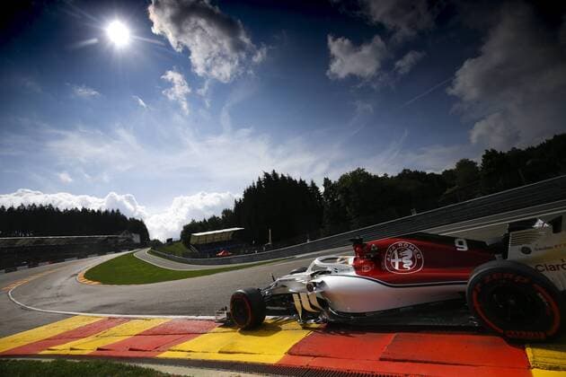 Motorsports: FIA Formula One World Championship WM Weltmeisterschaft 2018, Grand Prix of Belgium, 9 Marcus Ericsson (SWE, Alfa Romeo Sauber F1 Team), Spa-Francorchamps Belgium