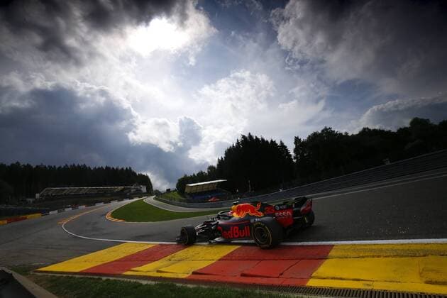 Motorsports: FIA Formula One World Championship WM Weltmeisterschaft 2018, Grand Prix of Belgium, 33 Max Verstappen (NLD, Aston Martin Red Bull Racing), Spa-Francorchamps Belgium