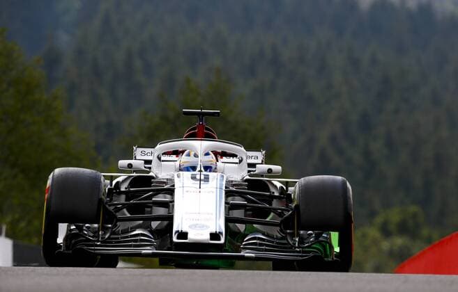Motorsports: FIA Formula One World Championship WM Weltmeisterschaft 2018, Grand Prix of Belgium, 9 Marcus Ericsson (SWE, Alfa Romeo Sauber F1 Team), Spa-Francorchamps Belgium