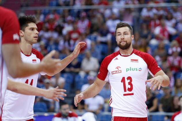 KRAKOW 24.08.2018 SIATKOWKA XVI MEMORIAL HUBERTA JERZEGO WAGNERA --- VOLLEYBALL XVI HUBERT JERZY WAGNER MEMORIAL TOURNAMENT POLSKA - KANADA POLAND - CANADA N Z ALEKSANDER SLIWKA MICHAL KUBIAK FOT ANNA KLEPACZKO FOTOPYK NEWSPIX.PL --- Newspix.pl  1800824LUM027