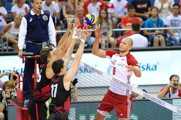 2018.08.24 Krakow Siatkowka mezczyzn , XVI Memorial Huberta Jerzego Wagnera Krakow 2018 Polska - Kanada N z Ryan Joseph Sclater, Graham Vigrass, Bartosz Kurek Foto Krzysztof Porebski PressFocus 2018.08.24 Krakow Volleyball , 16th Wagner Memorial Polska - Kanada Ryan Joseph Sclater, Graham Vigrass, Bartosz Kurek Credit: Krzysztof Porebski PressFocus NEWSPIX.PL --- Newspix.pl  20180824PF_KP026