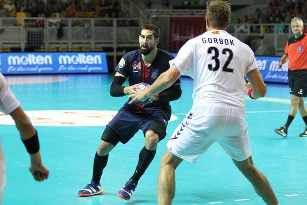 Nikola Karabatic (Paris) HANDBALL : Eurotournoi - Jour 2 - Paris Saint-Germain HB vs HC Vardar Skopje - 24 08 2018 KevinDomas Panoramic 