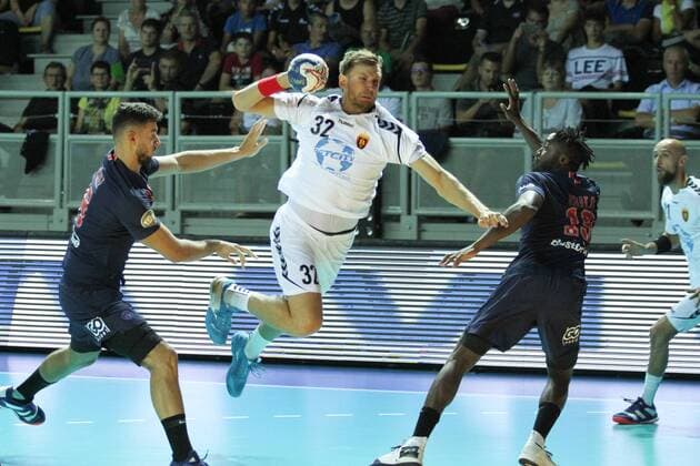 Sergei Gorbok (Skopje) HANDBALL : Eurotournoi - Jour 2 - Paris Saint-Germain HB vs HC Vardar Skopje - 24 08 2018 KevinDomas Panoramic 