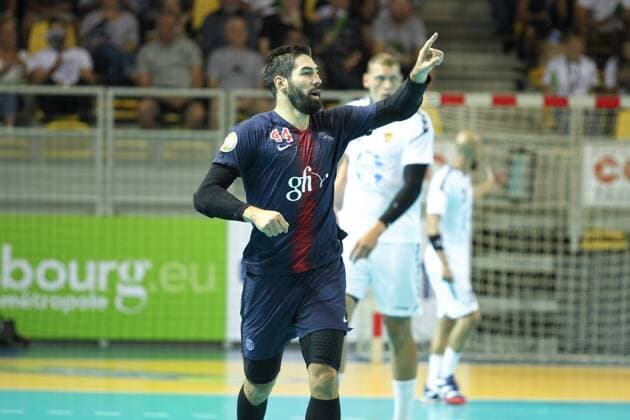 Nikola Karabatic (Paris) HANDBALL : Eurotournoi - Jour 2 - Paris Saint-Germain HB vs HC Vardar Skopje - 24 08 2018 KevinDomas Panoramic 