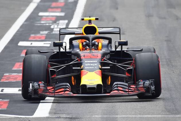 xekx 24 08 26 08 2018 FIA Formula 1 Championship Belgian Grand Prix 2018 Grand Prix Belgium GP Belgian Pictured Max Verstappen NED 33 Aston Martin Red Bull Racing Spa Francochamps Belgium eel-fotografie Eberhard Krieger