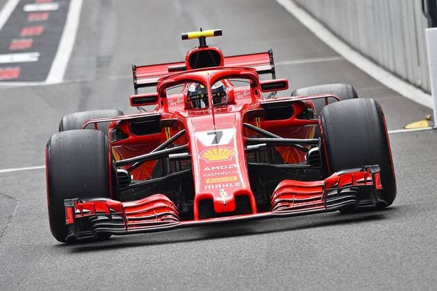 xekx 24 08 26 08 2018 FIA Formula 1 Championship Grand Prix of Belgium 2018 Grand Prix Belgium GP Belgian Pictured Kimi Raikkonen FIN 7 Scuderia Ferrari Spa Francochamps Belgium eel-fotografie Eberhard Krieger