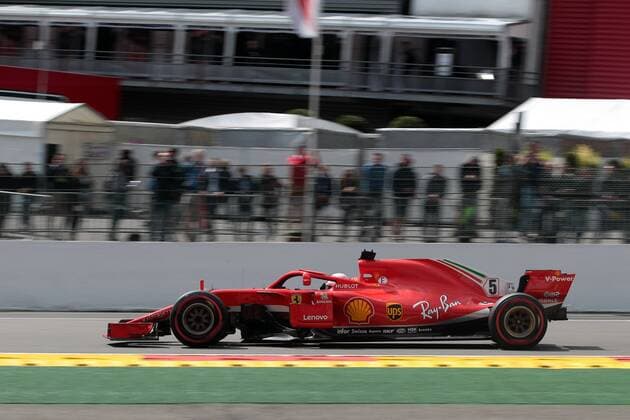 Photo4 LaPresse 25 08 2018 Spa - Francorchamps, Belgium Grand Prix Formula One Belgium 2018 In the pic: Sebastian Vettel (GER) Scuderia Ferrari SF71H  Copyright: xPhoto4 LaPressex