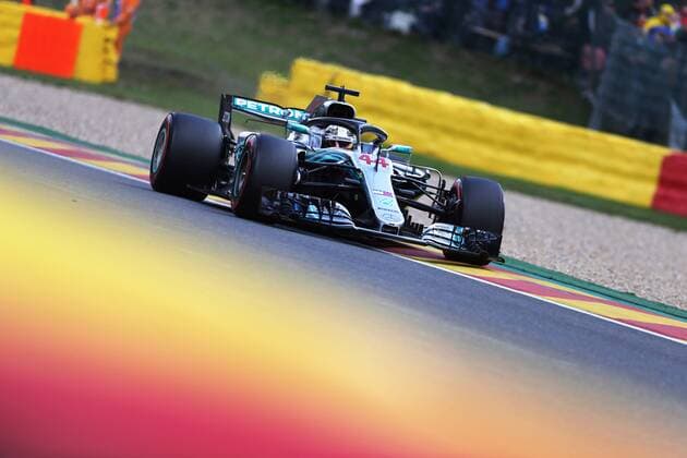 Photo4 LaPresse 25 08 2018 Spa - Francorchamps, Belgium Grand Prix Formula One Belgium 2018 In the pic: Lewis Hamilton (GBR) Mercedes AMG F1 W09  Copyright: xPhoto4 LaPressex