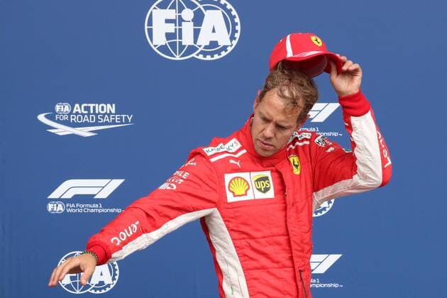 Ferrari s German driver Sebastian Vettel pictured during the qualifications ahead of the Spa-Francorchamps Formula One Grand Prix of Belgium race, in Spa-Francorchamps, Saturday 25 August 2018. BENOITxDOPPAGNE  x05413336x