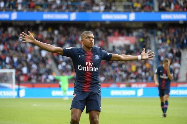 07 KYLIAN MBAPPE (PSG) - JOIE FOOTBALL : Paris SG vs Angers - Ligue 1 Conforama - 25 08 2018 FEP Panoramic 