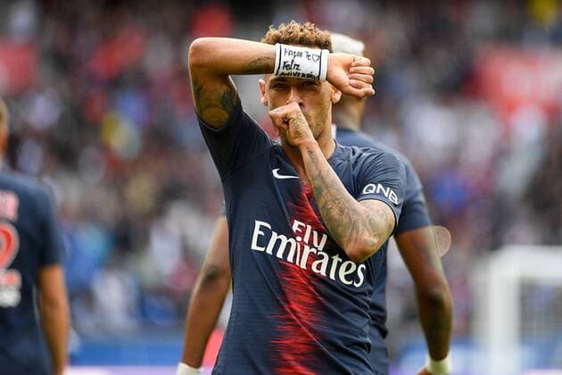 10 NEYMAR JR (PSG) - JOIE FOOTBALL : Paris SG vs Angers - Ligue 1 Conforama - 25 08 2018 FEP Panoramic 