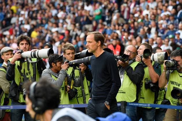THOMAS TUCHEL (ENTRAINEUR PSG) - PHOTOGRAPHES FOOTBALL : Paris SG vs Angers - Ligue 1 Conforama - 25 08 2018 FEP Panoramic 